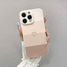 TPU Shockproof Full Protective Case, Featuring An Ancient White Heart Design, Specifically Made For Apple  Models 6/7/8/X/Xs/Xr/Xs Max/11/12/13/14/15/16 Pro Max.Suitable For  17 Air - trắng - Xem 2
