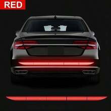 1pc Multi-Color Car Rear Trunk Reflective Sticker, Car Rear Bumper Collision Protection Sticker, Anti-Rear-End Warning Reflective Sticker For Night - Multicolor - View 6