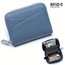 1pc Short Japanese Style Coin Purse, Solid Color Minimalist Accordion Card Wallet, Large Capacity Women Coin Pouch, Suitable For Girls, Ladies, Office Workers, Great For Work, Business Trip, Commuting, Travel