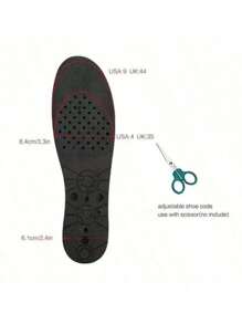 4 أزواج كاختيار للرجال والنساء لشريحات رفع الحذاء بارتفاع من 3 إلى 7.5 سم ، إدراج نعل سميك إسفنجي مبطن بوسادة هواء لزيادة الارتفاع، إكسسوارات الأحذية والأحذية الطويلة