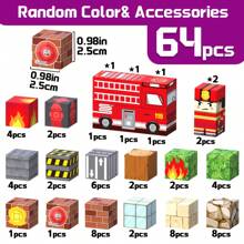 Bloques magnéticos de gran tamaño - Set de bloques de construcción magnéticos - Juguetes magnéticos para regalos de Navidad y Halloween - Juguetes educativos STEM para niños y niñas, regalo de cumpleaños perfecto
