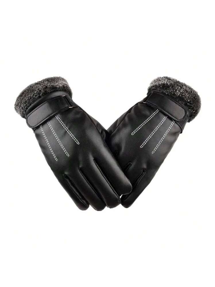 Guanti Invernali Termici Unisex Antivento E Impermeabili - Touch Screen, Antiscivolo Per Lavoro, Corsa E Ciclismo - 3