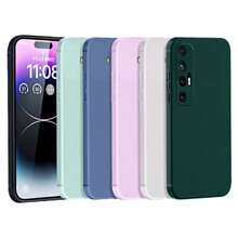 Liquid Silicone Shockproof Phone Case For Redmi Note, Poco And Mi - Rojo violeta - Ver 5