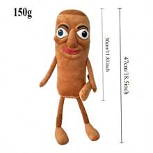 Peluche de juguete "Tung Tung Tung Sahur", muñeco de peluche "Tralalelotralala", criatura mitológica de peluche - juguete viral de meme, muñeco divertido feo y lindo, perfecto para regalos de broma, regalos de cumpleaños, juguetes para niños