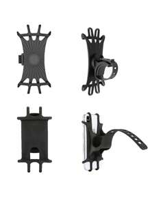 2pcs Mobile Phone Stand, Stretchable Silicone Mobile Phone Stand, Suitable For Mobile Phones With A Length Of 15.5cm/6.1 Inches And A Width Of 7.5cm/2.95 Inches (For Mobile Phones Under). The Stand Can Rotate 360° And Is Suitable For Electric Bike And Bicycle Mobile Phone Stands