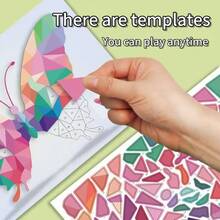 8pcs/Set DIY 3D Sticker Card Decorations - With 3D Effect, Self-Adhesive, Suitable For DIY Diary, Scrapbook, Party Gifts And Planners - Asymmetrical Shaped Decorative Stickers