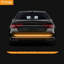1pc Multi-Color Car Rear Trunk Reflective Sticker, Car Rear Bumper Collision Protection Sticker, Anti-Rear-End Warning Reflective Sticker For Night - Multicolor - View 8