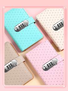 2025 Autumn/Winter Promotion New Bestselling Rhinestone Decorated Password Notebook, Large Capacity Cash & Document Storage