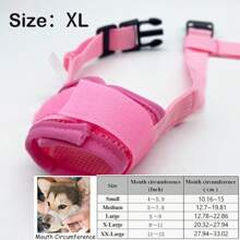 1 Pièce Muselière Pour Chien, Muselières En Maille Souple Pour Petits, Moyens Et Grands Chiens Chihuahua, Caniche, Husky, Labrador Retriever, Protecteur Respirant De La Bouche De Chien Pour Mordre, Mâcher, Toilettage, Permettre De Respirer Et De Boire