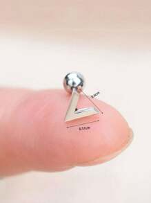 1PC Stainless Steel Tiny Stud Earrings Heart Star Moon Cross Butterfly Snake Mini Earrings Helix Cartilage Tragus Lobe Standard Conch Flat Ear Piercing Jewelry