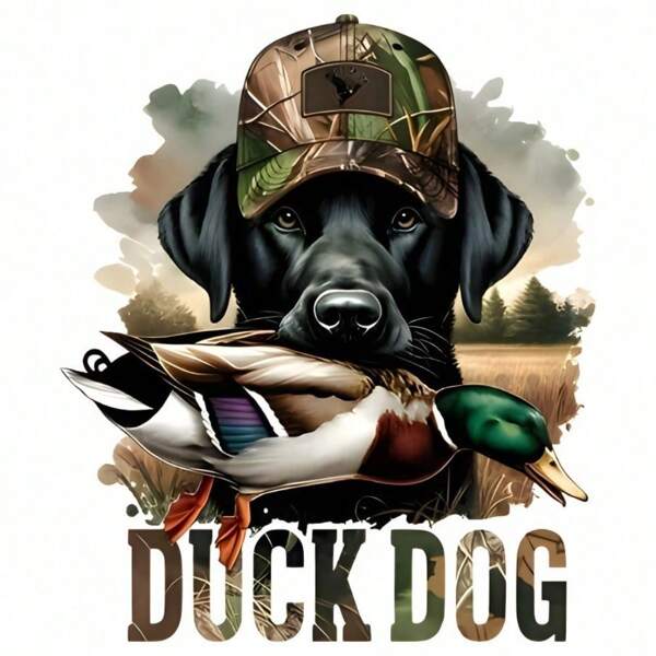 1/2/3pcs Duck And Dog Clothing Patch DIY Grade A Washable Adhesive Thermal Transfer Print Cloth Women/Men's T-Shirt Backpack Cushion Decoration Patch Label Baseball Cap Bag Etc Can Be Used