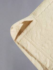 男士抽绳腰口袋提花休闲短裤 - 杏色 - 查看 5