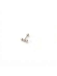 1PC Stainless Steel Tiny Stud Earrings Heart Star Moon Cross Butterfly Snake Mini Earrings Helix Cartilage Tragus Lobe Standard Conch Flat Ear Piercing Jewelry