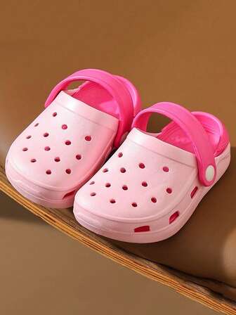 儿童卡通透气防滑软底凉鞋/木屐，适合男孩/女孩，夏季沙滩装