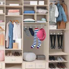20 Stücke einfache Edelstahl Klammern, multifunktionale Einzelhaken Klammern für Hosen, Röcke, Wind sichere Wäscheklammern, platzsparender Haushaltorganisator für Schlafzimmer, Kleiderschrank, Zuhause, Wohnheim