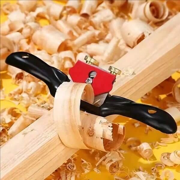 1 Stück einstellbarer Holzhobel - kompaktes tragbares Werkzeug zum Glätten & Beschneiden, langanhaltend scharfe Klingen mit ergonomischem Griff (DIY Möbelaufwertung, Heimdekoration & Bastel Projekte)