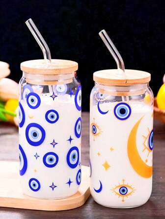 玻璃咖啡杯，可重复使用，保冷隔热，夏季户外，适用于办公室和学校，用于咖啡、茶、啤酒、果汁、冷热饮品、冰沙等。适用于派对、节日、感恩节、教师节、万圣节、圣诞节、节日礼物，适合送给妈妈、爱人、男朋友和女朋友最好的朋友，送给新娘的礼物。咖啡杯、马克杯、水瓶