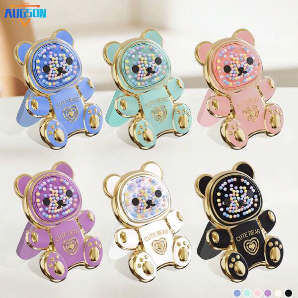 Cute Bear Portable Phone Holder For Daily Use