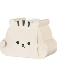 1pc Transparent Hamster Habitat, Cartoon Magnetic Cage With Bear & Flower Branch Design, Suitable For All Seasons, Comfortable Hamster Hideaway, Durable Material, Small Pet Supplies - Multicolor - View 8