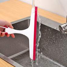 2-In-1 Silicone Scraper With Hook And Double-Sided Scraper Blades - Multi-Surface Glass/Tile/Wall Cleaner, Suitable For Shower/Kitchen/Car Windows/Bathroom Floors (Portable, Suitable For Home/Camping/Outdoor) - 1 PC - View 11