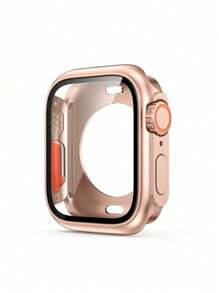 1pc Apple Watch S10 Series Protective Case Compatible With Apple Watch S10/9/8/7/SE/6/5/4/3/2/1, Fits 40mm/41mm/44mm/45mm/S10 42mm/46mm Dial Size