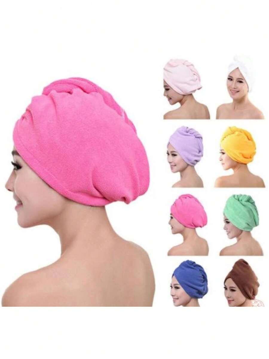 Quick Dry Microfiber Hair Towel Perfect For Long And Short Hair - Nhiều màu - Xem 1