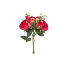 Buquê de Flores de Lótus Artificiais, Arranjo Floral Falso Realista, Elegante Casamento Buquê de Noiva, Flores de Mesa para Casa, Decoração de Centro de Mesa, Layout de Cenário