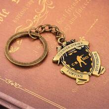 2pcs Counter-Strike Vintage Shield Logo Key Chain, Gift For Backpack, Birthday, Holiday, Perfect Gift - Multicolor - View 5