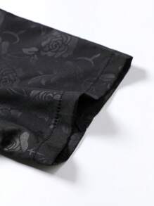 Men's Summer Tropical Plant Printed Casual Short Sleeve Shirt