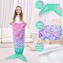 Soft, Warm And Comfortable Mermaid Tail Wearable Blanket, Suitable For All Seasons - Great For Cars, Sofas And Gifts