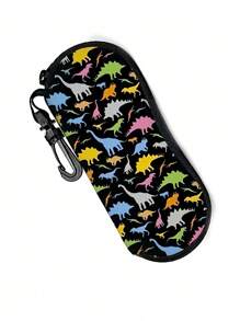 1 pezzo Custodia per occhiali di moda colorata, portatile e compatta per il viaggio e lo sport, contenitore morbido per occhiali da sole con gancio, perfetto per conservare gli occhiali in auto, per feste di rivelazione del sesso, compleanni, matrimoni e feste, il regalo perfetto per colleghi, amici e familiari, per il ritorno a scuola