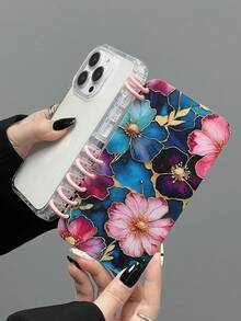 1pc Flip Cover Forest Print Phone Case, Book Style, Compatible With IPhone 11/12/13/14/15/16 Pro Max - Clear - View 2