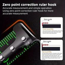 High Precision Self-Locking Steel Measuring Tape - Fluorescent & Wear-Resistant, Metric Measurements 5m/8m/10m