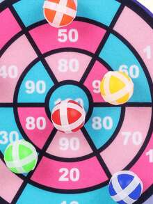 飞镖球、粘球、派对用接球投掷游戏、户外活动用飞镖游戏（颜色随机） - 彩色 - 查看 8