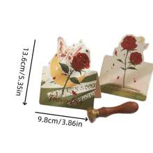 6 Different Styles: Rose, Fresh Flowers, 3D Greeting Cards, Flower Shop, Birthday Wishes, Message Cards, Teacher's Day, Mother's Day, Thanksgiving Cards, Holiday Couple Greeting Cards, 12 Flowers Gift Cards School Supplies, Back To School
