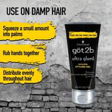Göt2b Ultra Glued Invincible Styling Gel - 6oz