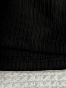 Baby Girls Elegant Sweet Newborn Cute Round Neck Sleeveless T-Shirt + Shorts Summer Casual 2-Piece Outfit, Multiple Colors For 0-3 Years Old Babies To Look Adorable All Summer