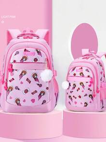 Balo chống rơi nhẹ dễ thương Balo trẻ em Balo đi học Balo cho bé gái Balo đựng máy tính xách tay 15,6 inch có tua rua Balo du lịch thường ngày, quà tặng trở lại trường Balo hoạt hình dễ thương - Nhẹ có dây đeo có thể điều chỉnh cho bé trai và bé gái - Thích hợp cho học sinh tiểu học Balo học sinh mẫu giáo Balo cho bé gái Túi đi học Học sinh tiểu học - A - Xem 7