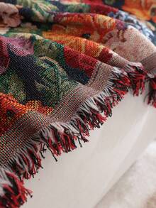 1 pieza Manta de sofá de estilo bohemio de moda, funda de sofá minimalista y lujosa, manta ligera, adecuada para todas las estaciones, antipolvo, antideslizante, antirayado, para decorar el sofá, proteger el sofá, aplicable para dormitorio, sala de estar, estudio, oficina, exterior, automóvil. - Multicolor - Ver 10