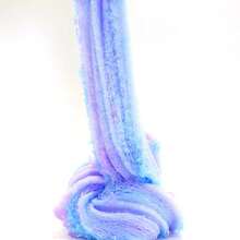 200ML 彩色蓬松云朵粘液，适合儿童海洋贝壳香味粘液，儿童 DIY 成人减压玩具，适合儿童节礼物，超柔软不粘，专注于缓解压力 DIY 惊喜粘液、生日礼物和复活节派对礼物（粘性更强）