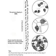 12 件/4 件/1 件 84.7 英寸人造藤蔓，适用于卧室，假常春藤藤蔓，用于房间婚礼装饰，假藤蔓带假叶，人造常春藤花环悬挂藤蔓，适用于墙壁室内外装饰