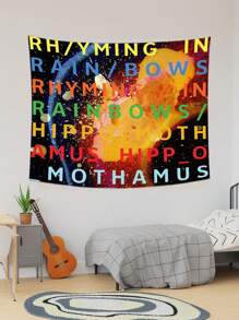 1pc Classic Rock Band Tapestry Home Aesthetics Decoration Wall Hanging Suitable For Bedroom Dormitory Background Home Decoration Banner Music Outdoor Interior Decoration Ideal Holiday Gift