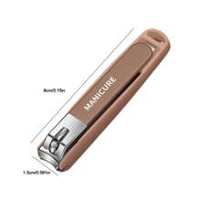 High Quality New Anti-Splash Nail Clipper, Hard Blade, With Nail Storage Box, Stylish Nail Cutter & Cuticle Nipper, Suitable For Whole Family