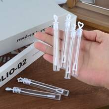 30 Stück Seifenblasen-Flaschen in Form eines verspielten Herzstabes - perfekt für romantische Anlässe, Partyfavoren und Geschenkideen - ideal für Hochzeiten, Bridal-Shower, Geburtstage, Jahrestage und Valentinstag Feierlichkeiten
