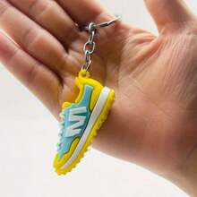 1pc Vibrant And Colorful Sports Shoe Styling Keychain - Covering Multiple Colors Such As Red, Blue, Pink, Green, Purple, Yellow, Etc. - A Fashionable Accessory For Sneaker Enthusiasts - Multicolor - View 15