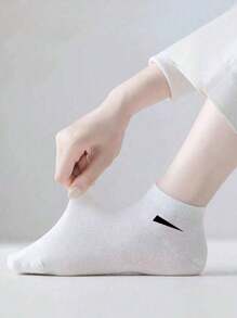 15 Pairs Unisex Socks, Sports Socks, White/Black/Gray Short Socks, Invisible Socks, Solid Color Minimalist Style, Suitable For Casual Daily Wear