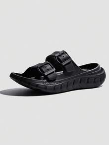GLOBALWIN Recovery Slides For Women Mia Comfortable Sandals With Arch Support Indoor Outdoor Cloud Slippers Reduce Stress On Feet Lightweight - màu đen - Xem 1