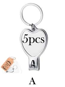 1/5/10pcs Personalized Multi-Function Nail Clipper Keychain Gift Set, Including Card & Bag, Birthday Party, Christening, First Holy Communion, Gifts For Him, Back To School, Teacher Gifts, Wedding Guest Favors, Thoughtful Gift, Bridal Shower Gifts - Multicolor - View 19