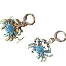 Cute Beach Style Oil Drip Crab Hook European And American Fashion Creativity