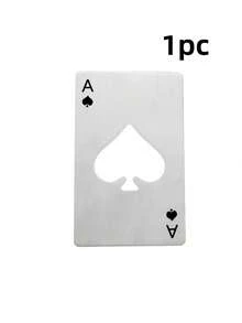 2pcs Wine Bottle Opener, Playing Card Shaped Bottle Opener, Stainless Steel Credit Card Size Beer Bottle Opener Cap Opener For Your Wallet Wedding Party Groomsmen Bridesmaid Gifts, Stainless Steel Multipurpose Bar Tool For Home, For Outdoor, Camping, Gift For Father - Multicolor - View 14